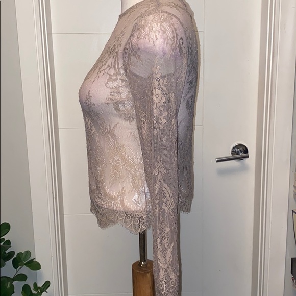 Lacey Taupe blouse - Picture 2 of 6